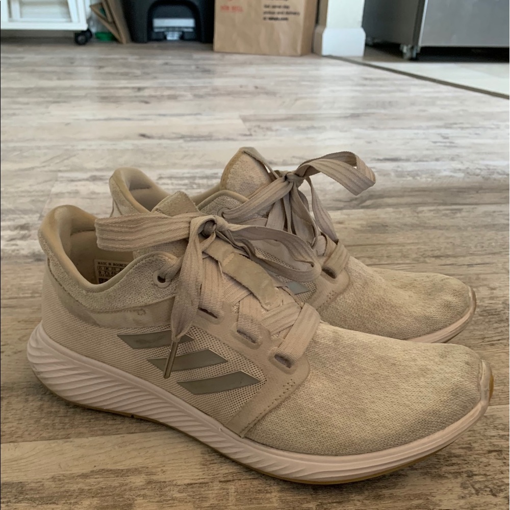 Adidas light pink sneakers